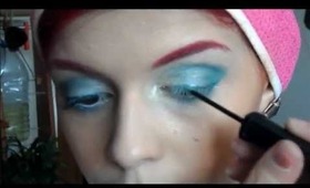 Maquillage Bleu sirène pour la Saint Valentin - Blue mermaid Valentine's Day Makeup tutorial