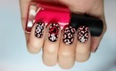 Valentine's Day Leopard Nails