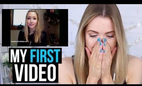 REACTING TO MY FIRST YOUTUBE VIDEO