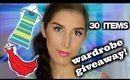 WARDROBE GIVEAWAY! Win My Clothes 30+ items