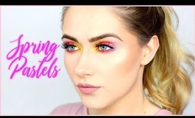 SPRING PASTEL SORBET GLAM MAKEUP TUTORIAL! | shivonmakeupbiz