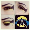 batman comics makeup look