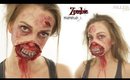 Zombie scary sfx gelatine makeup makijaż