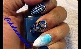 Nail Time | Stiletto Nails | Nail Art | Aquatic Realness
