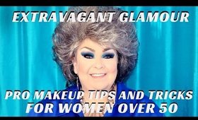 PRO MAKEUP TUTORIAL- HOW TO WEAR EXTRAVAGANT MAKEUP FOR WOMEN OVER 50- karma33