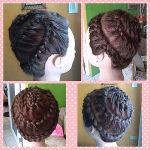 Practicing this braid on my mannequin (: