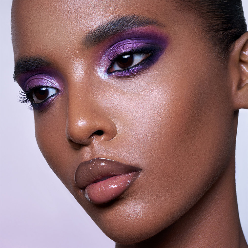 Natasha Denona model wearing the Roxa Eyeshadow Palette