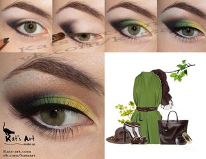 spring make up in pencil tech