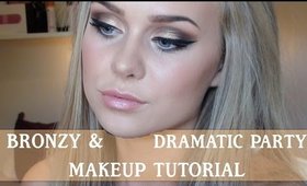 Bronzy dramatic summer makeup tutorial