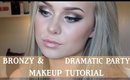 Bronzy dramatic summer makeup tutorial
