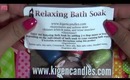 REVIEW: KigenCandles Relaxing Bath Soak ~ Scent Monkey Farts