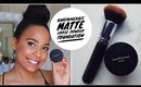 BareMinerals Matte Loose Powder Foundation review and demo | Ashley Bond Beauty