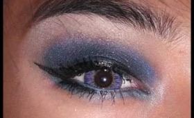 Blue Smokes Makeup Tutorial