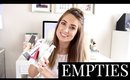 Empties #42 (Products I've Used Up) | Kendra Atkins