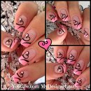 Easy Valentine's Day Nail Art | Cute Heart French Tip Nails 