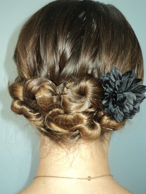 Updo inspired by Letsmakeup1