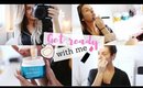 GET READY WITH ME | Skincare, make-up & outfit!