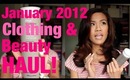 HAUL January 2012 - Clothing & Beauty