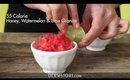 How To Make A 55-Calorie Honey, Watermelon & Lime Granita