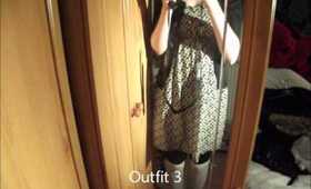 How to wear: White socks and Tights.
