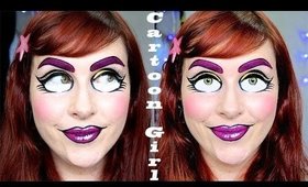 Cute Cartoon Girl Makeup Tutorial :)