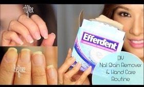 GIVEAWAY+DIY Rid of Yellow Nails & Dry Hands (L'Occitane & London Butter)