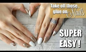 DIY: QUICK & EASY WAY TO TAKE OFF "GLUE ON" NAILS WITHOUT DAMAGING YOUR NATURAL NAILS