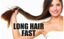 How to get LONG hair SUPER FAST (Natural Home Remedy)