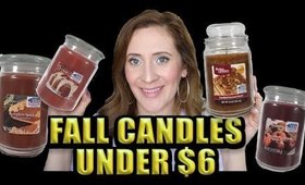 FALL CANDLES UNDER $6!!!!