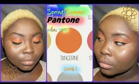Pantone Tangerine  Spring/Summer Look 1