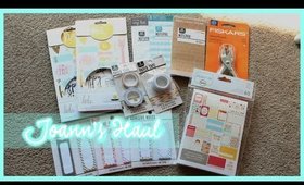 Joann's Stationary & Planner Supplies Haul | Grace Go