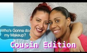 COUSIN DOES MY MAKEUP | Jessie Melendez