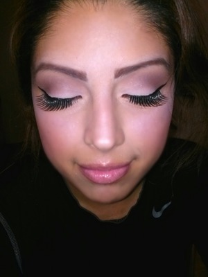 Makeup on my friend done by me