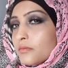 Pink and black smokey arab look