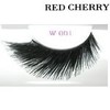 Red Cherry Shimmer & Feather Lashes - W001