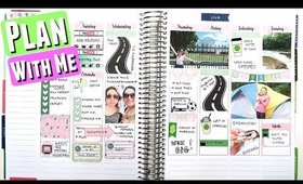 PWM: SCRAPBOOKING Plan With Me | Erin Condren Life Planner Vertical Layout Weekly Spread #61