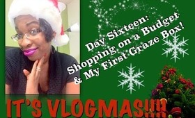 Shopping on a Budget & My First Graze Box | Vlogmas Day 16