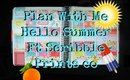 Plan With Me: Hello Summer Ft Scribble Prints Co