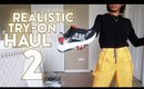 REALISTIC TRY ON HAUL 2.0 - Ugly Dad Sneakers & Church Skirts ▸ VICKYLOGAN