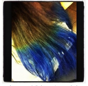 Blue /green ombre On a client:)