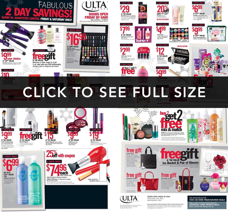 Ulta Black Friday 2012 | Beautylish