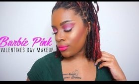 Barbie Pink Valentines Day |Makeup|