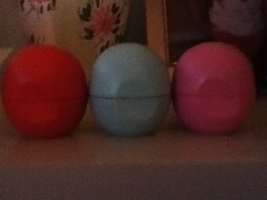 Eos. Tropical Punch, Sweet Mint, and Strawberry Sorbet