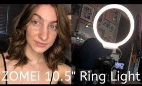 ZOMEi 10.5" Dimmable Ring Light Review