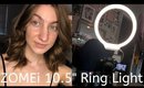 ZOMEi 10.5" Dimmable Ring Light Review