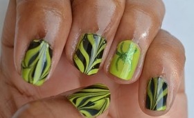 Halloween water marble