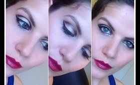 Glam Event Makeup ♡ | Shimmer + Red Lips