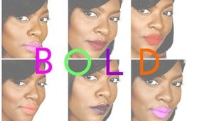 MY GO TO BOLD LIP COLORS