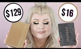 Dupe Tutorial : Alter Ego Goddess Palette VS Natasha Denona Gold Palette