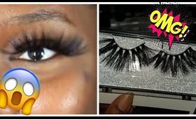 TRYING ON LONG LASHES FROM ALIEXPRESS│ MINK LASH HAUL